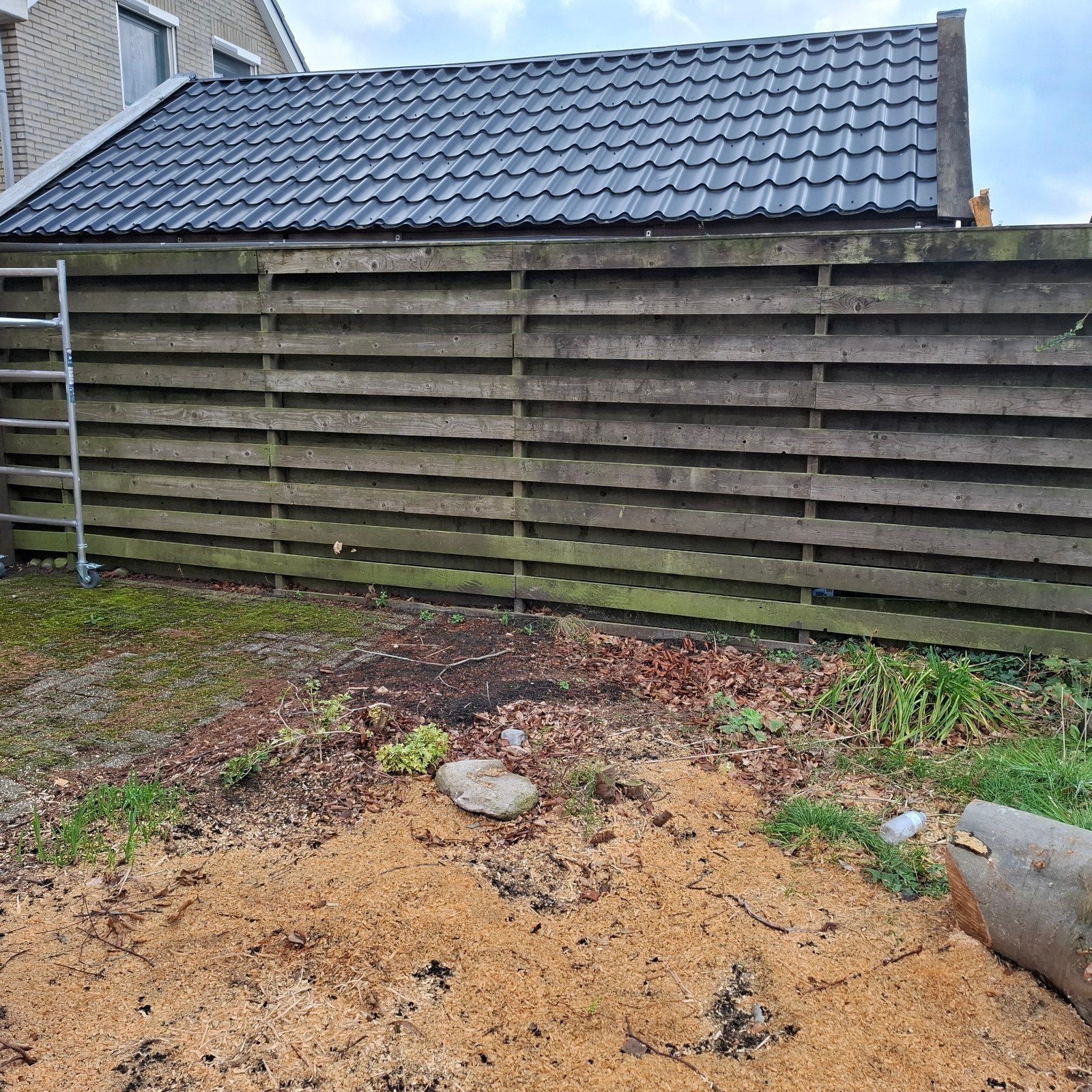 Houten schuttingdelen - diverse lengtes en hoogtes, Tuin en Terras, Ophalen, 6 meter of meer, Hout, 1 tot 2 meter