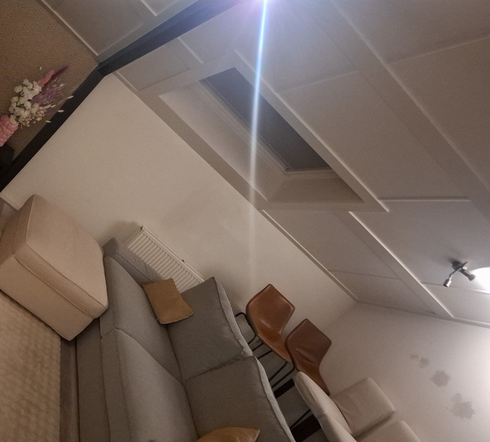 Ikea Ektorp bank met extra hoezen en optionele hocker, Ophalen, Gebruikt, Driepersoons, 75 tot 100 cm