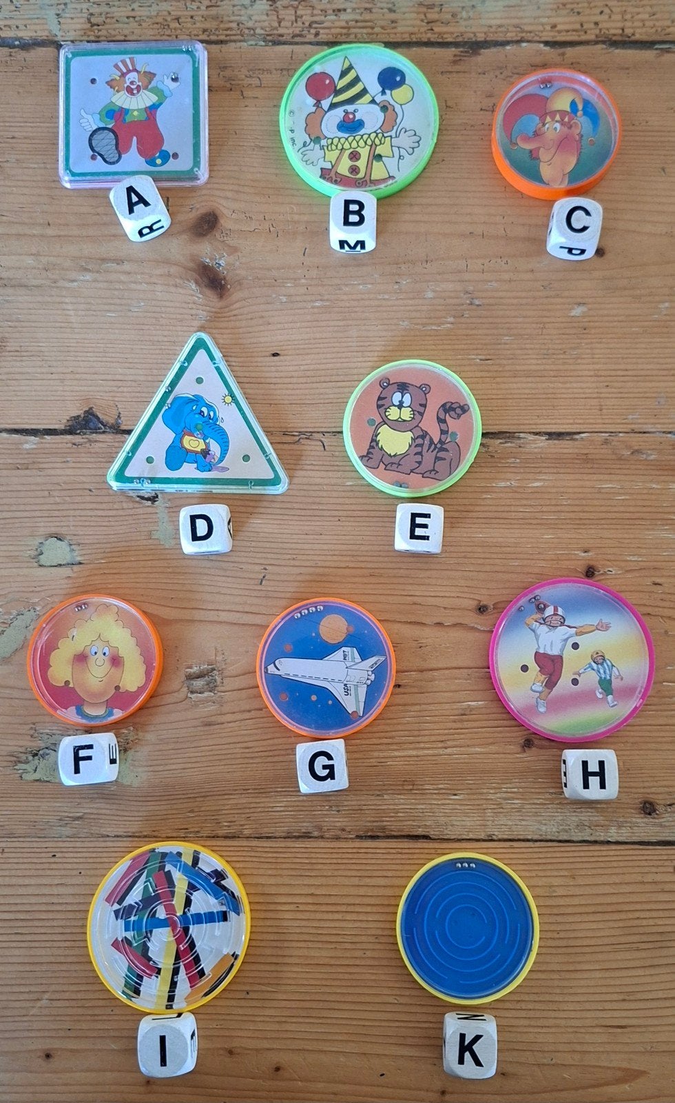 geduld spelletjes klein  diverse clown, sport, dier ed, Ophalen of Verzenden, Nieuw
