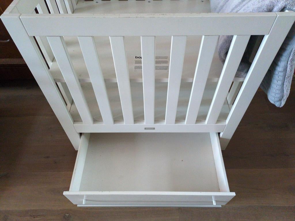 Bopita box Sid wit met lade (massief hout), Kinderen en Baby's, Boxen, Ophalen, Zo goed als nieuw, Lade