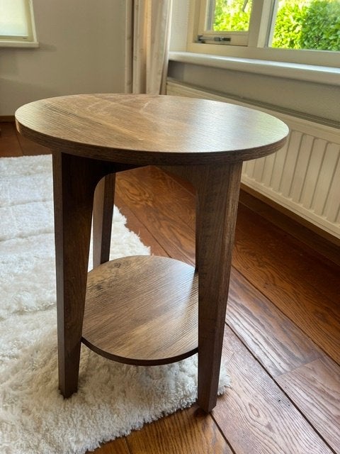 VASAGLE side Table, small round table, bedside table, Huis en Inrichting, Ophalen, Rond, Minder dan 50 cm, Zo goed als nieuw