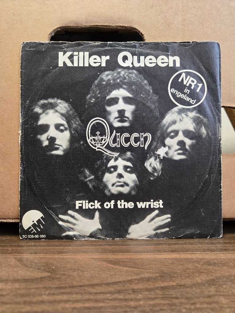 Queen - Killer queen, 7 inch, Single, Ophalen of Verzenden, Fotohoes