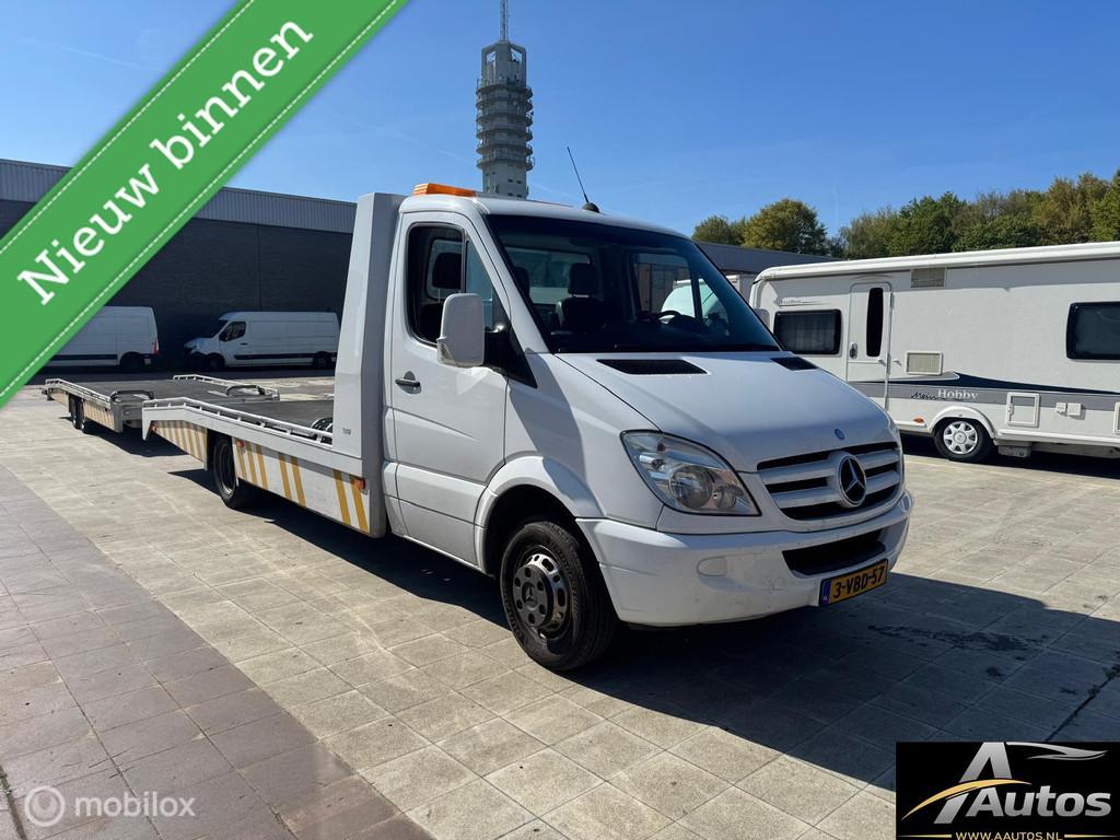 Mercedes Sprinter 518 3.0 CDI 432 DC- Tijhof incl aanhanger, Auto's, Automaat, Gebruikt, Electronic Stability Program (ESP), 2987 cc