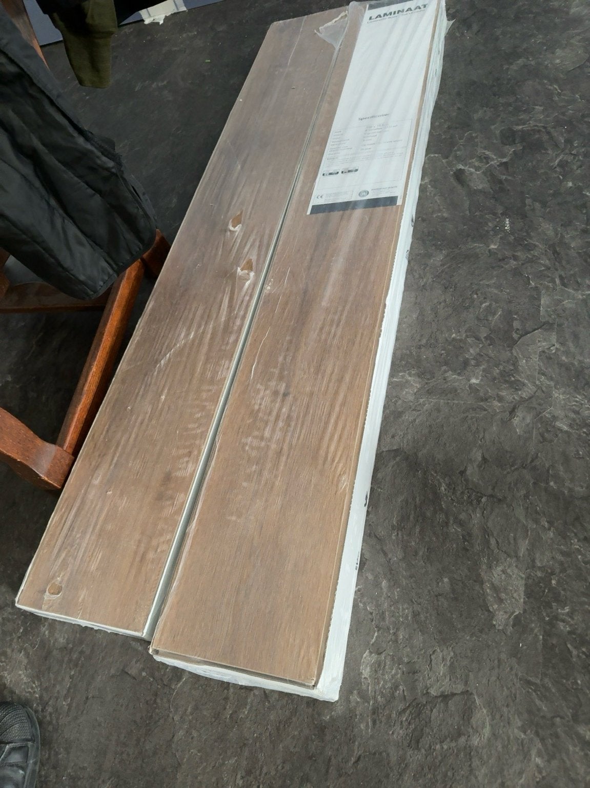 2 pakken Floorlife Livingston Lichtbruin Eiken laminaat, 50 tot 150 cm, Nieuw, Ophalen of Verzenden, Minder dan 5 m²