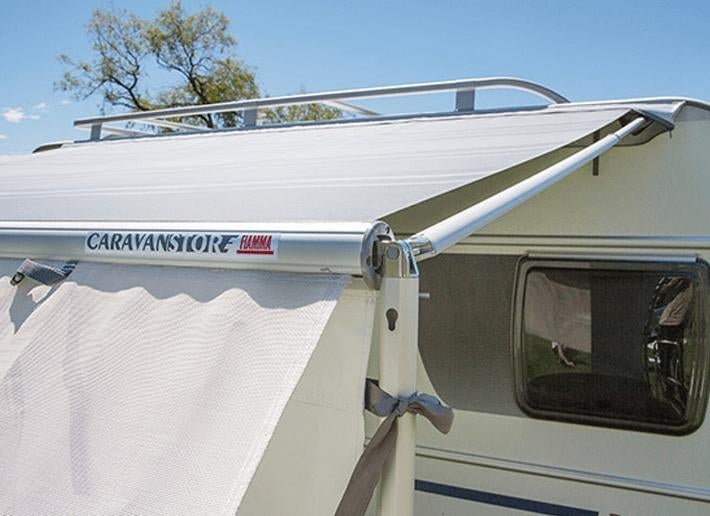 luifeldoek met zak voor fiamma Caravanstore 310 de luxe Grey, Ophalen, Zo goed als nieuw