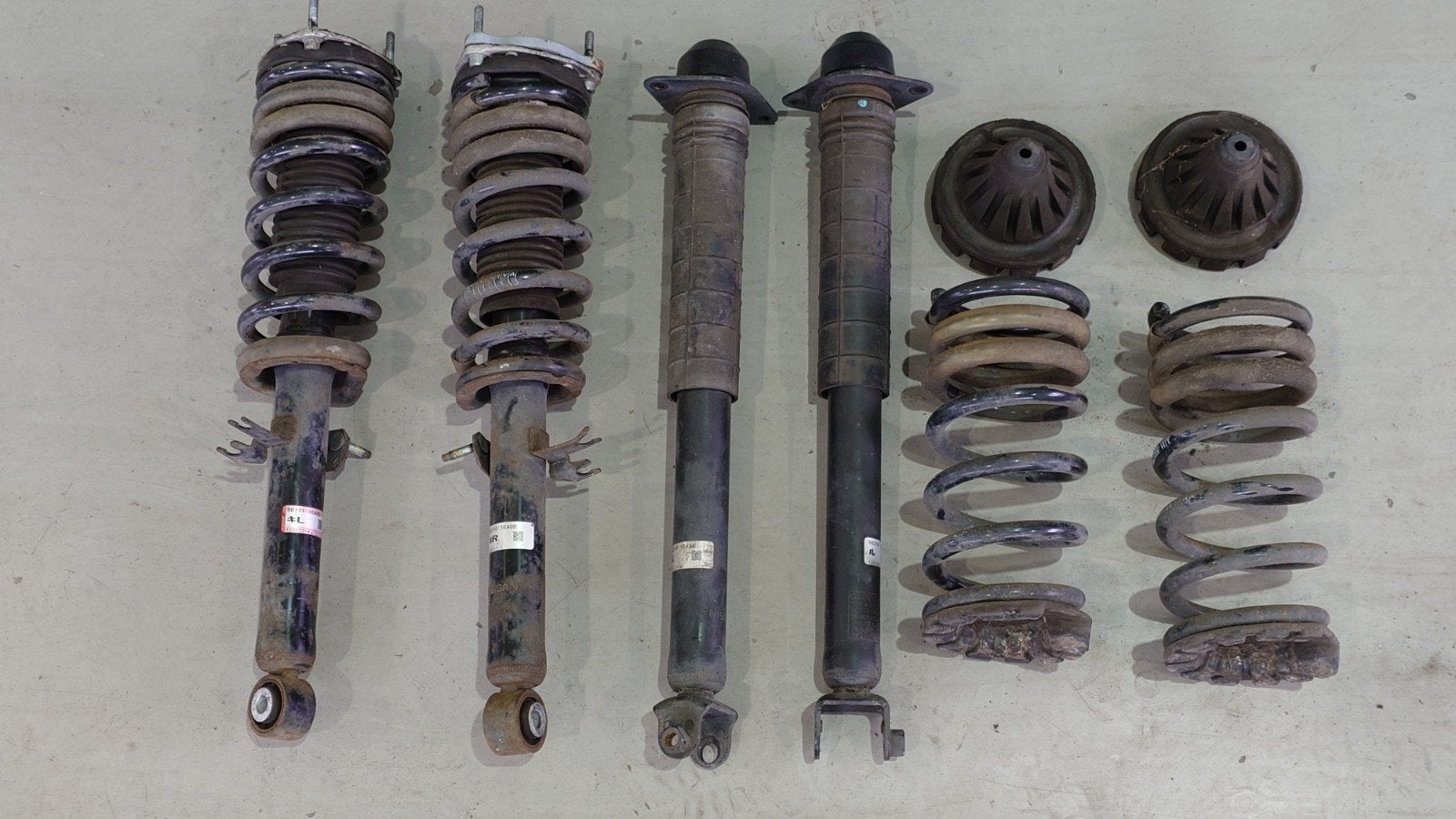 Eibach verlagingsset met schokdempers Nissan 370z, Ophalen of Verzenden, Gebruikt, Nissan