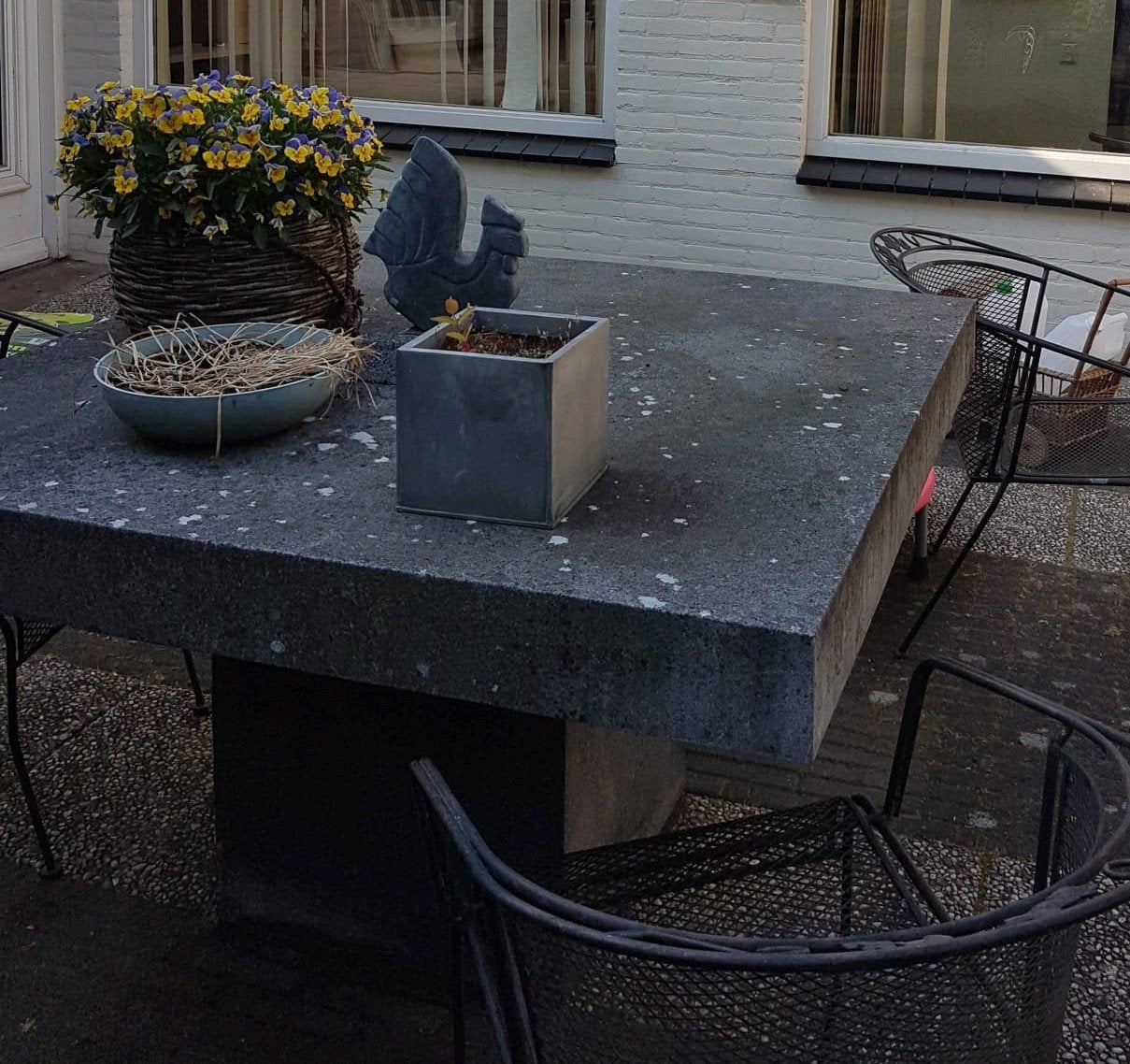 tuintafel, Ophalen, Gebruikt