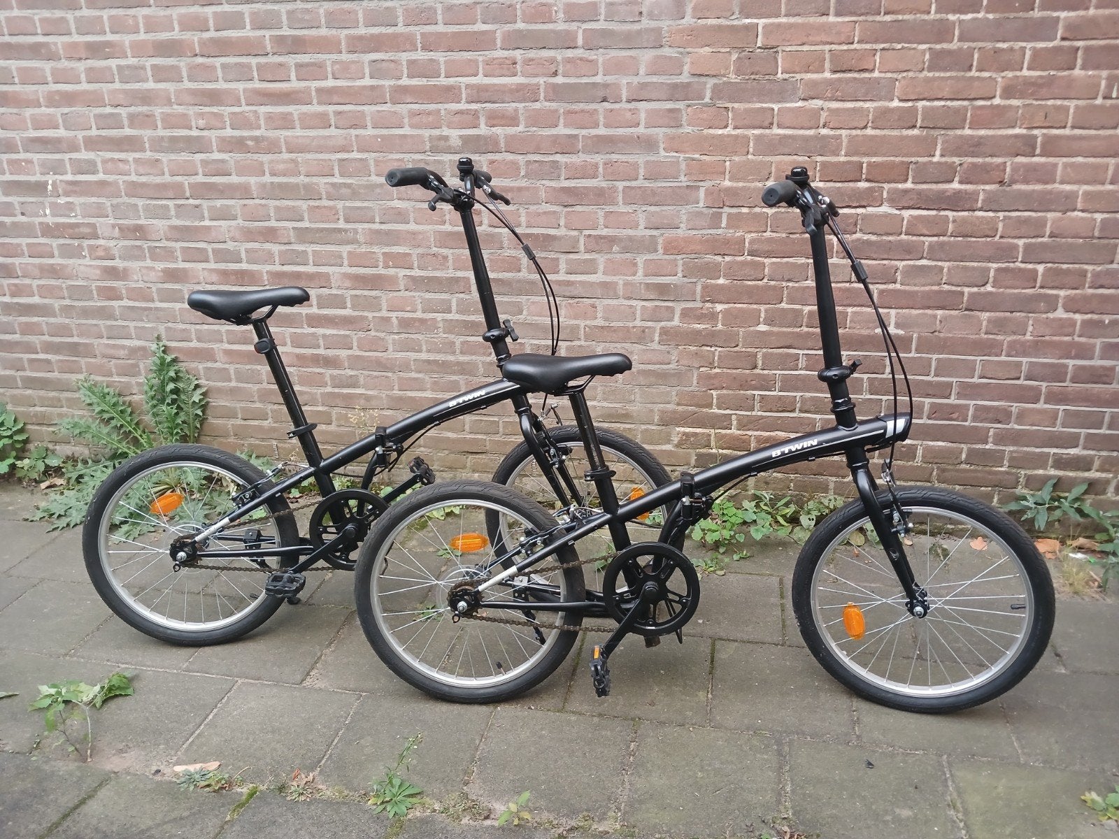 2x B'Twin Tilt 100 Vouwfiets (20 inch), Fietsen en Brommers, Ophalen, Zo goed als nieuw, 20 inch of meer