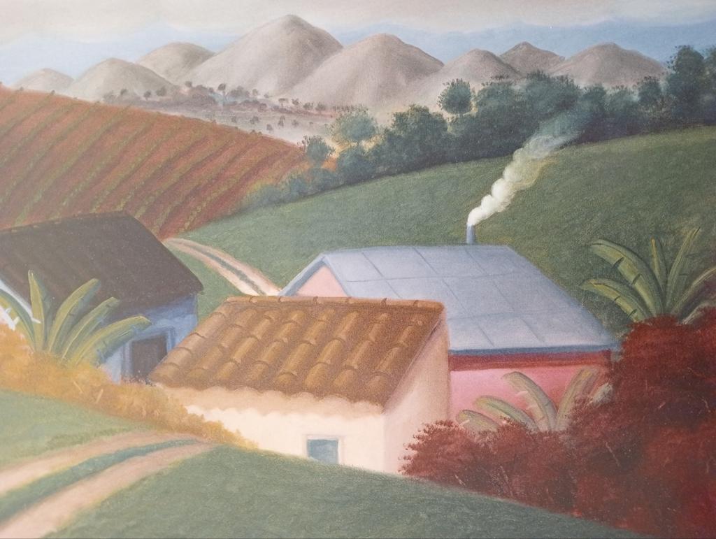 Fernando Botero print Landschap, Ophalen of Verzenden