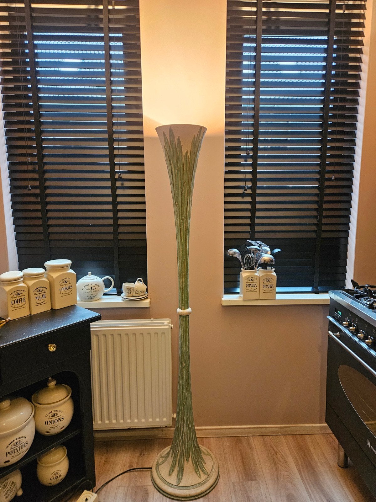 Italiaanse design vloerlamp – Chelini, Ophalen, Gebruikt, Klassiek, Ambachtelijk, Overige fittingen