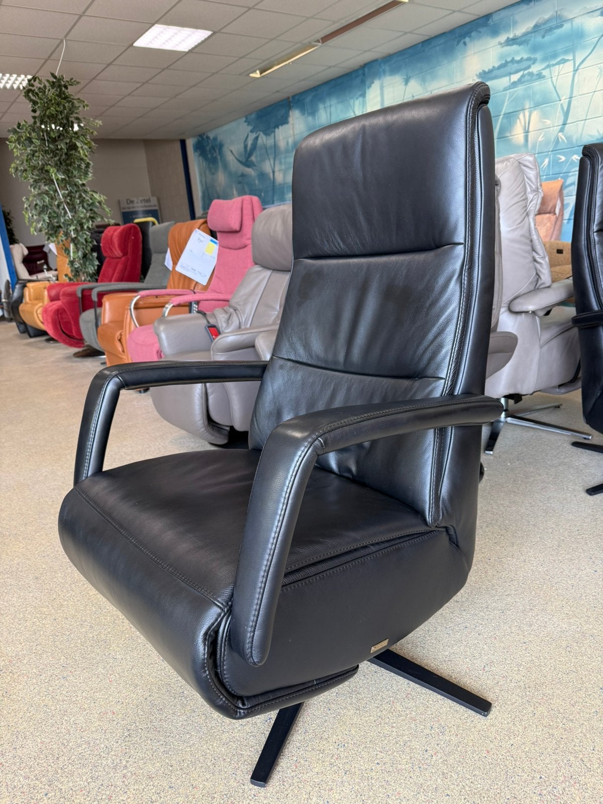Prominent relaxstoel relax fauteuil gratis bezorging, Ophalen of Verzenden, Zo goed als nieuw, Leer, Ruim 100 A merken in alle kleuren en maten