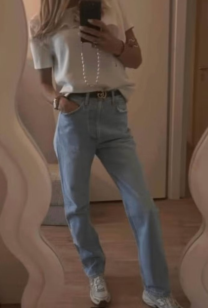 Agolde zomerse straight jeans 25 ZGAN incl verzenden, Overige jeansmaten, Zo goed als nieuw, Agolde, Verzenden