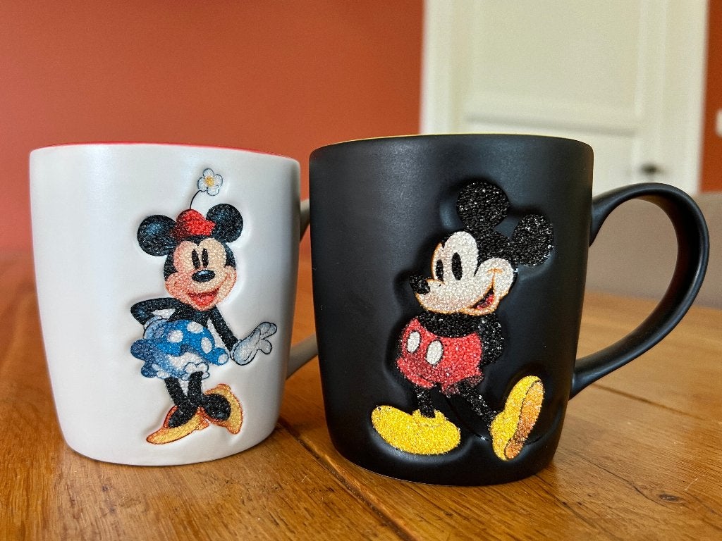 Mickey en Minnie Mouse Disneyland mok, Overige merken, Verzenden, Mok, Zo goed als nieuw