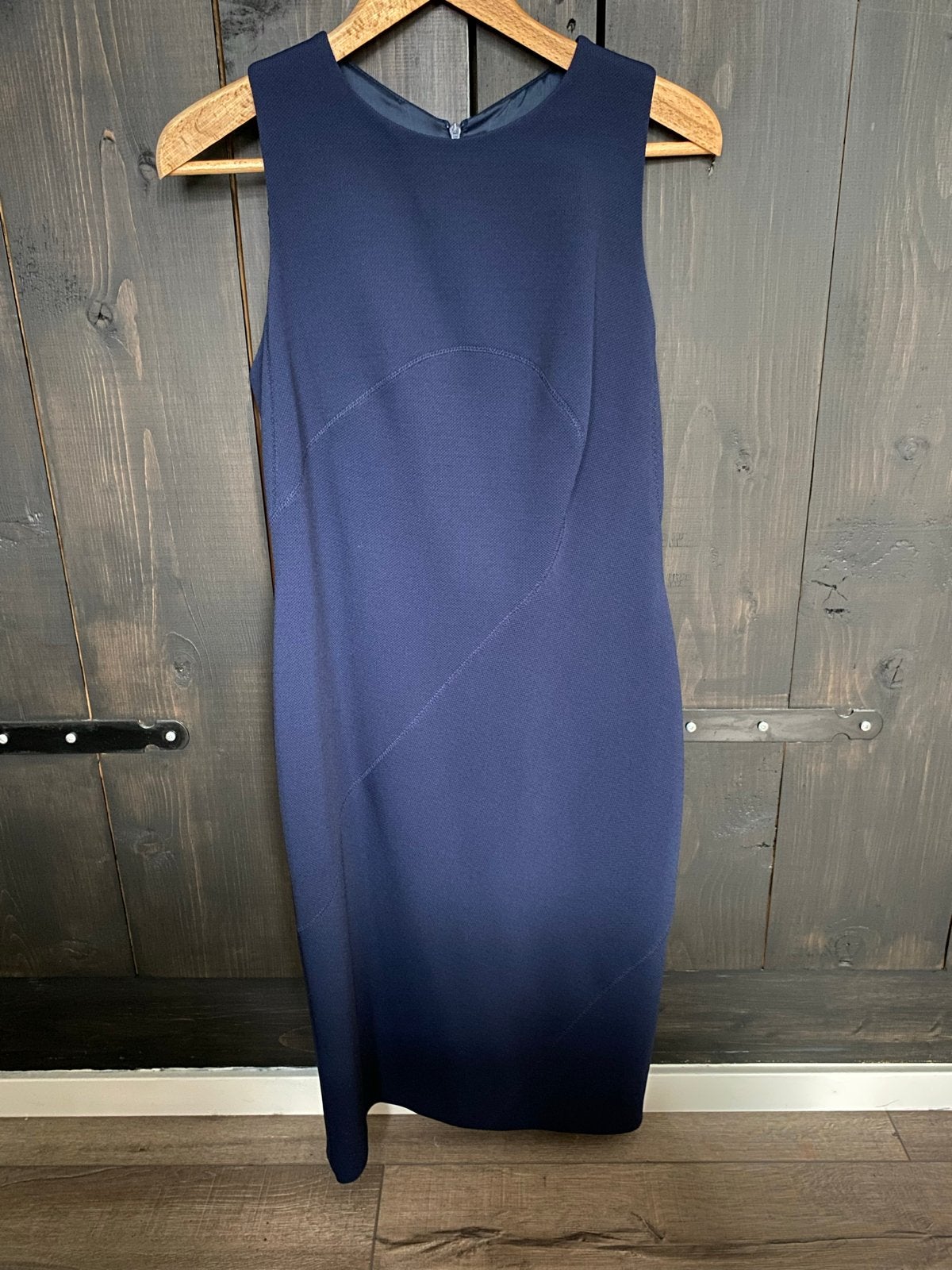 Karen Millen marineblauwe jurk, maat 42 (L), Kleding | Dames, Jurken, Blauw, Maat 42/44 (L), Ophalen of Verzenden, Zo goed als nieuw
