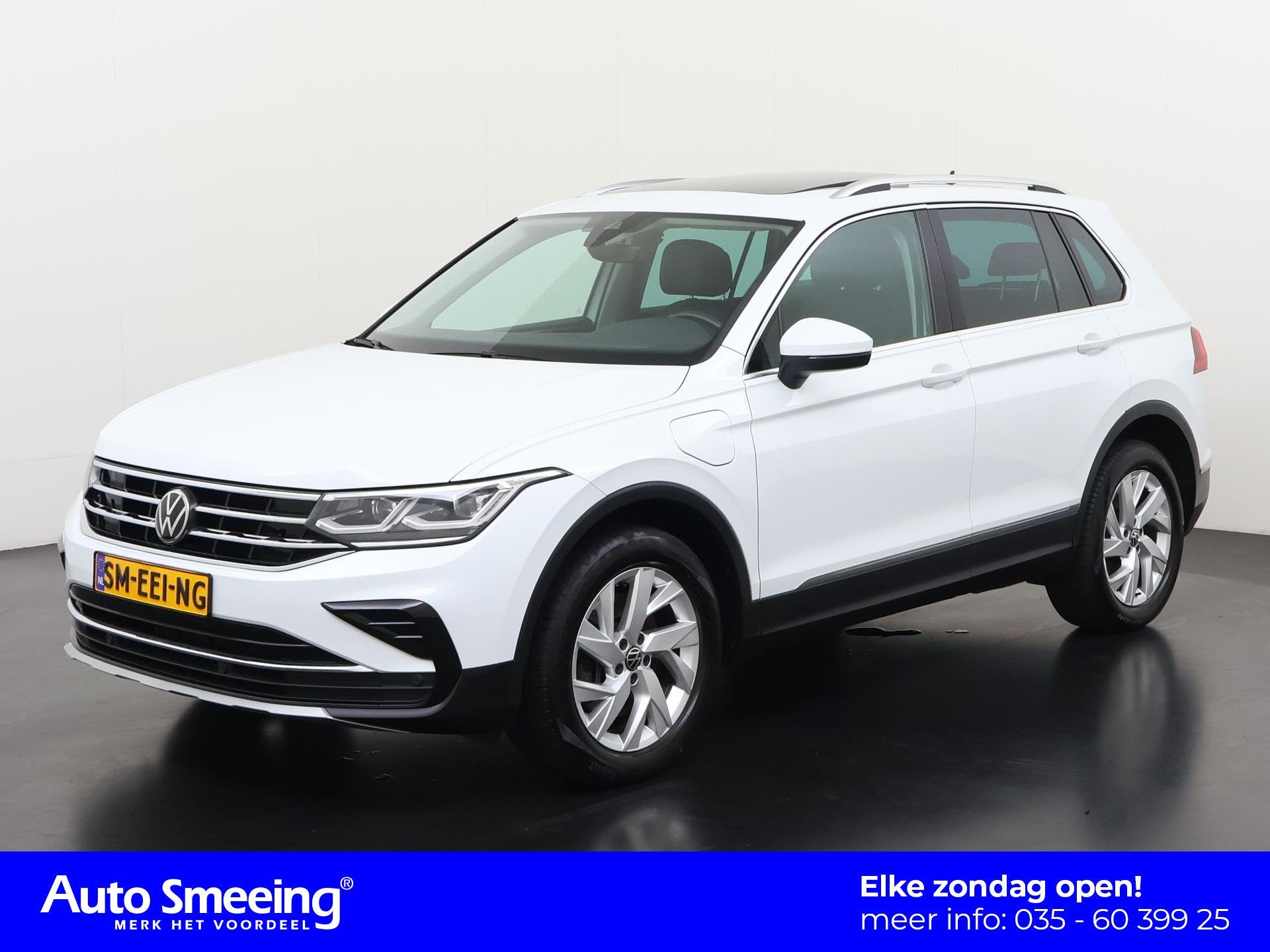Volkswagen Tiguan 1.4 TSI eHybrid Elegance | Panoramadak | L, Auto's, Automatische klimaatregeling, Wit, Hybride Elektrisch/Benzine