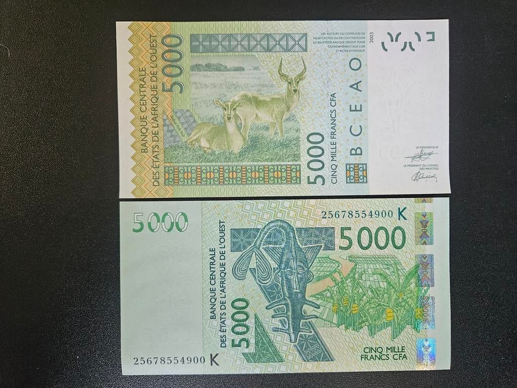 West Afrikaanse Staten Senegal pick 717K not listed 2025 UNC, Ophalen of Verzenden, Overige landen, Los biljet
