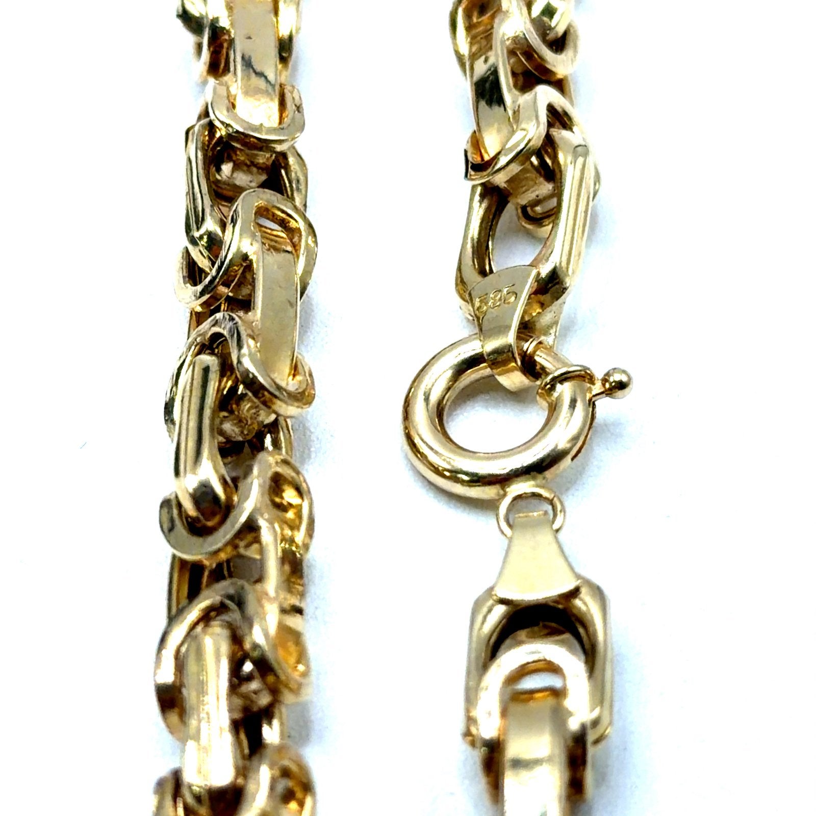 gouden Koningsketting 14kt, Www.bredajuwelier.nl, Nieuw, Ophalen of Verzenden, Www.bredajuwelier.nl