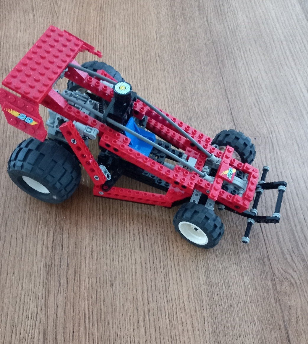 Vintage Lego Technic set 8829 rood, Kinderen en Baby's, Speelgoed | Speelgoedvoertuigen, Ophalen of Verzenden, Gebruikt