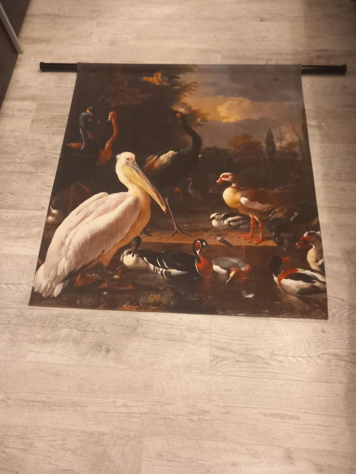 te koop wandkleed drijvend veertje, Huis en Inrichting, Ophalen