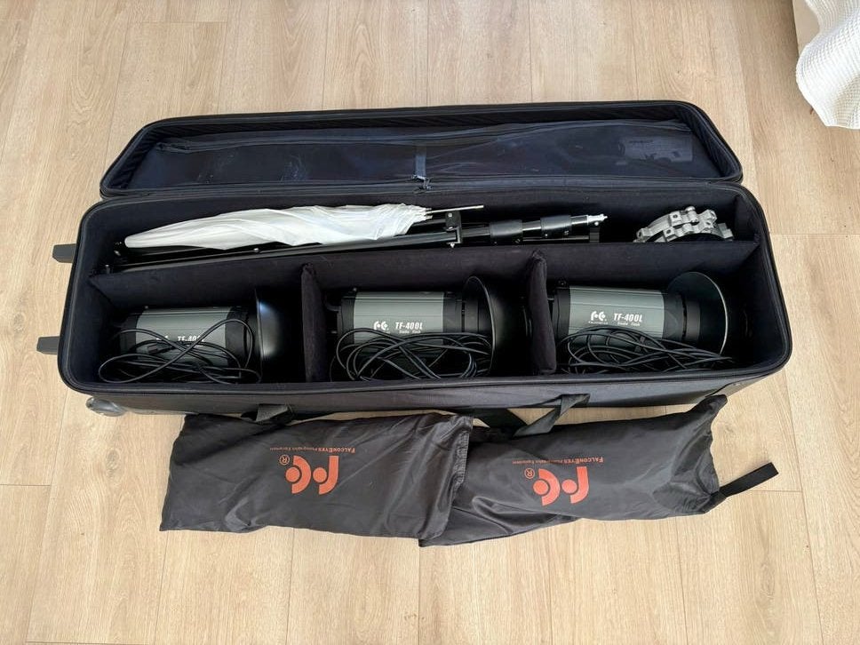 Flitsset Falcon Eyes TFK-3400L, Ophalen, Zo goed als nieuw