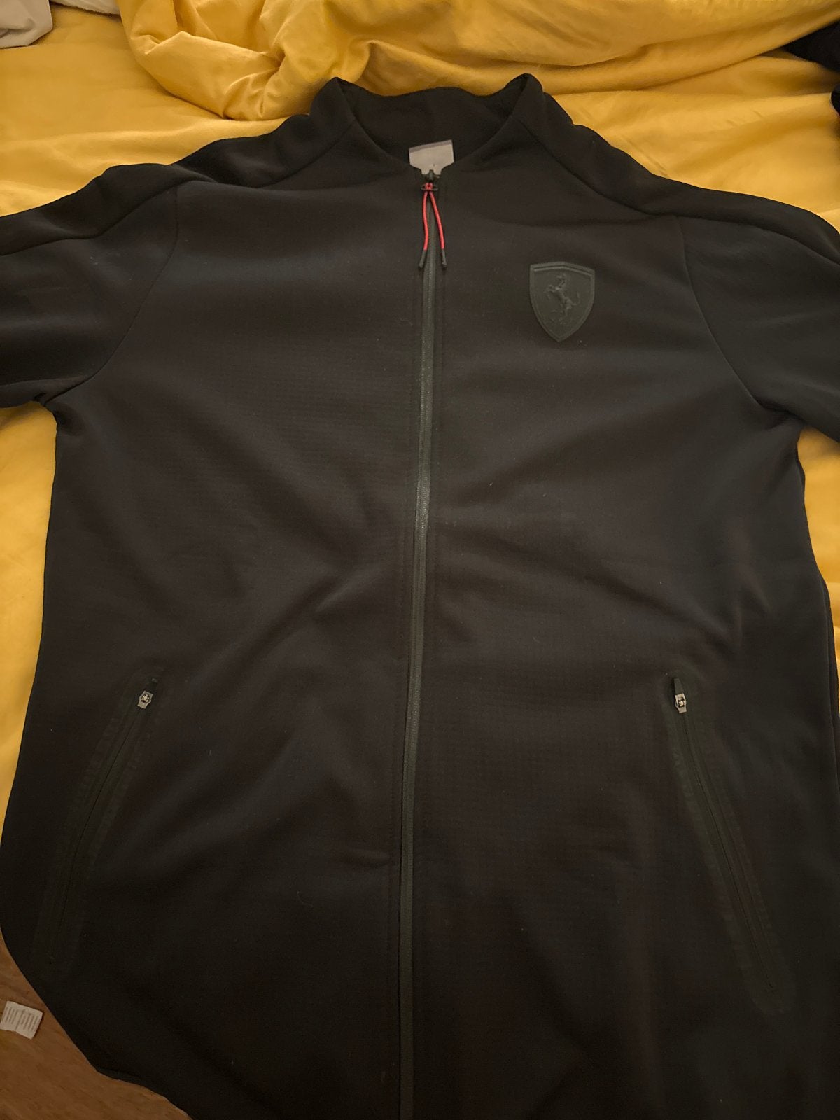 Puma Ferrari Track Jacket Zwart Maat L, Ophalen of Verzenden, Gedragen