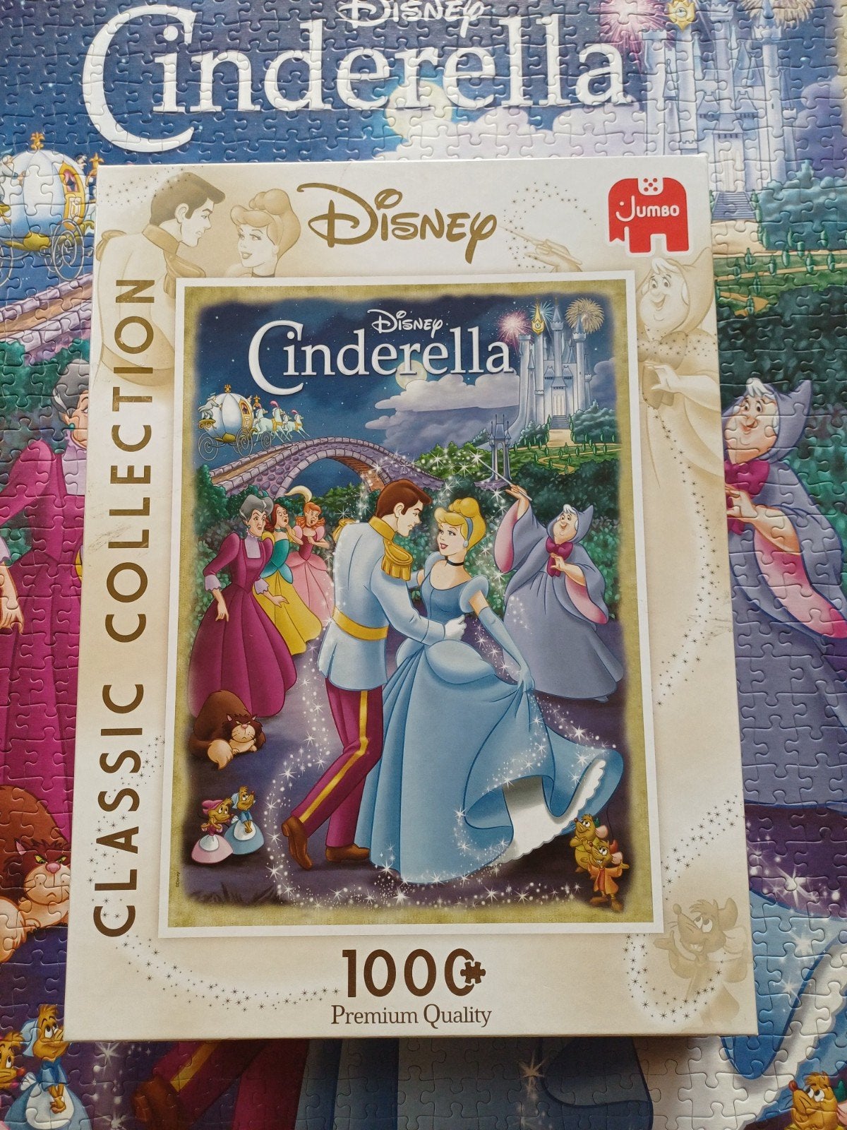 Puzzel 1000 stukjes Assepoester, Disney, Ophalen of Verzenden, 500 t/m 1500 stukjes, Zo goed als nieuw, Legpuzzel