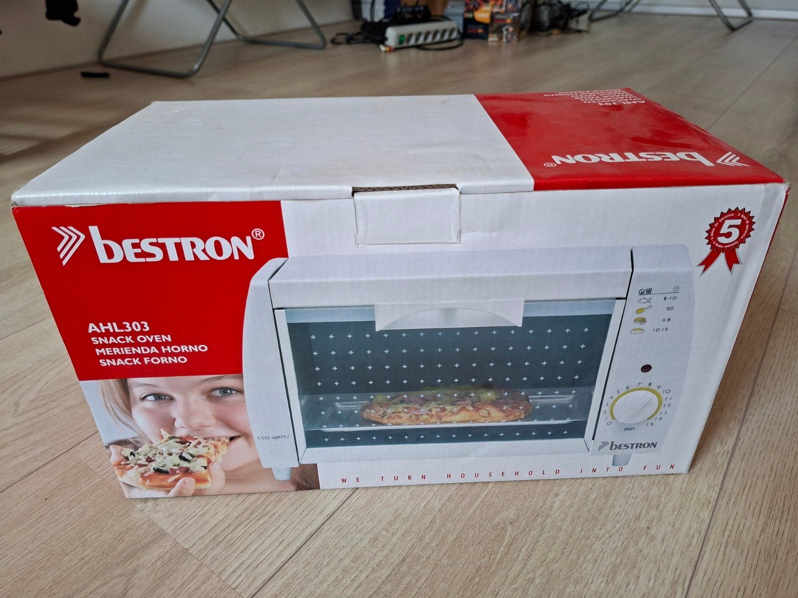 Bestron AHL303 Snack Oven - Nieuw in doos, Minder dan 45 cm, Overige merken, Minder dan 45 cm, Nieuw