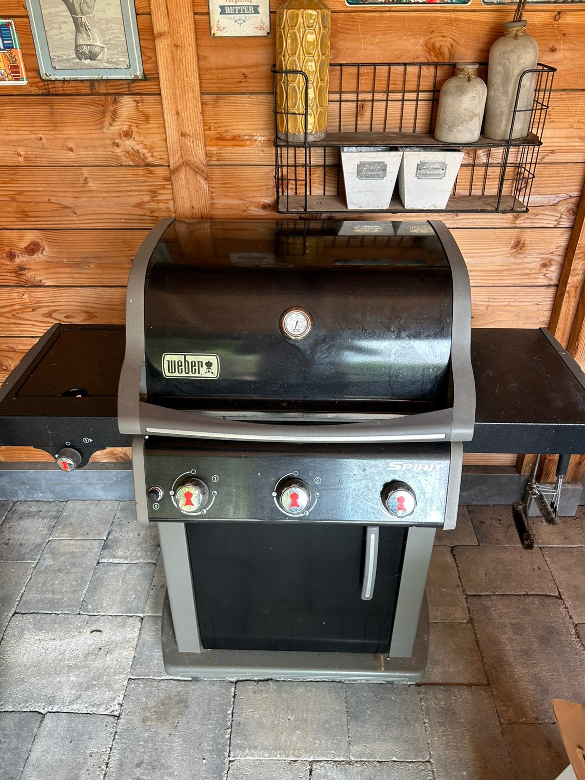 Weber Spirit gas BBQ, Tuin en Terras, Gasbarbecues, Ophalen, Gebruikt