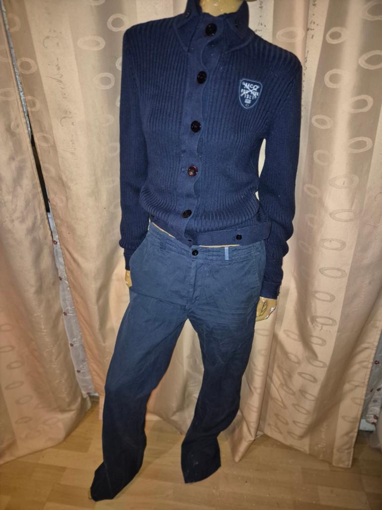Hugo Boss Comfort Fit Broek - Maat 94, Blauw, Overige maten, Ophalen of Verzenden, Zo goed als nieuw