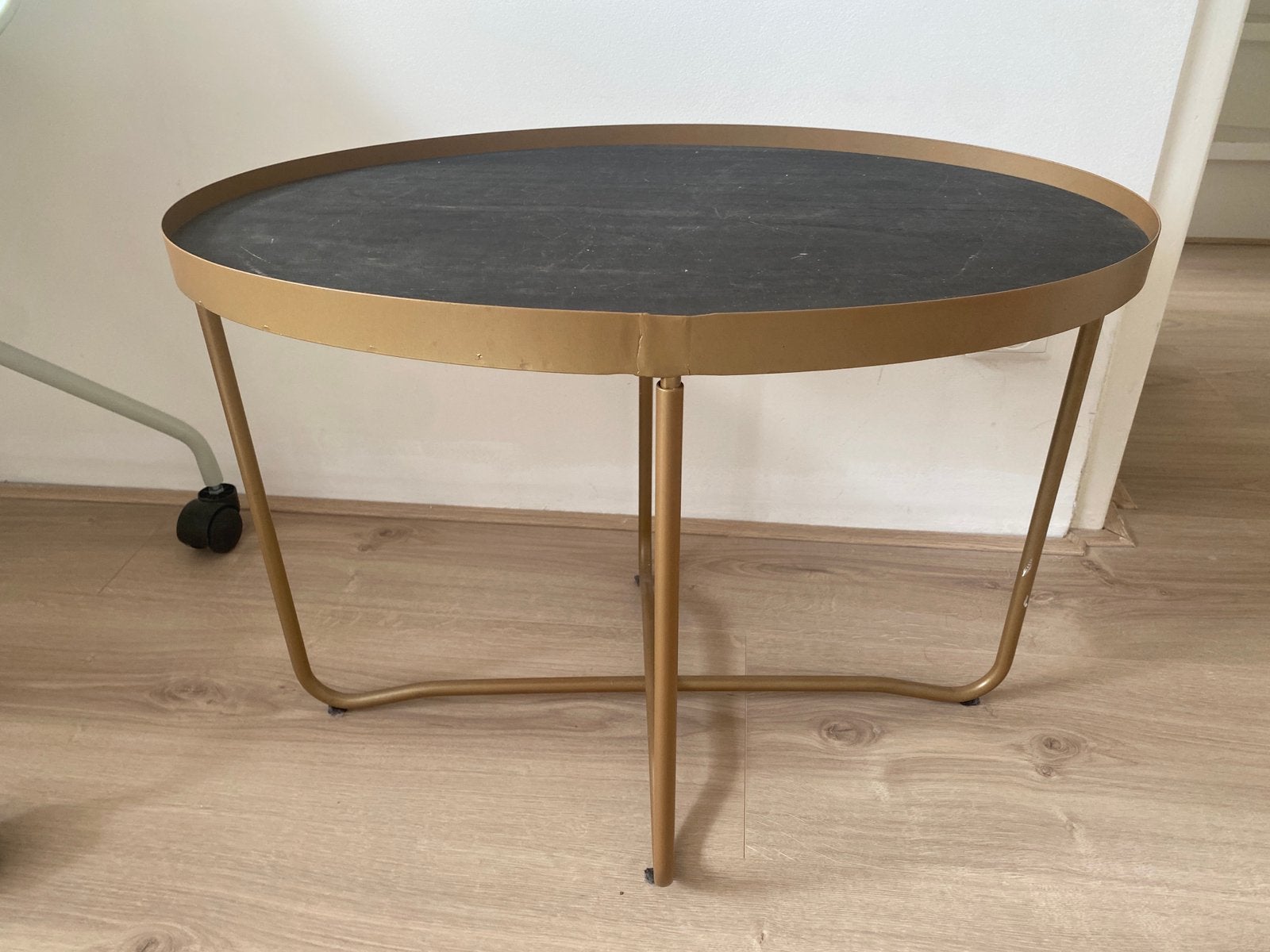 Bijzettafel, Huis en Inrichting, Ophalen, Overige materialen, Gebruikt, 55 tot 75 cm
