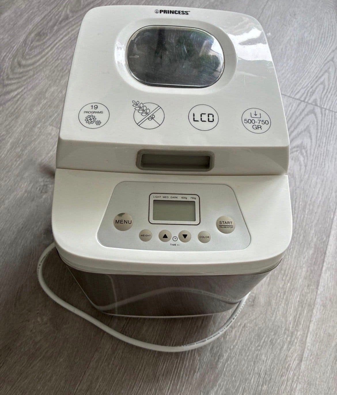 Princess Broodbakmachine - Vers Brood in een Handomdraai, Gebruikt, 400 tot 800 gram deeg, Kijkvenster, Ophalen