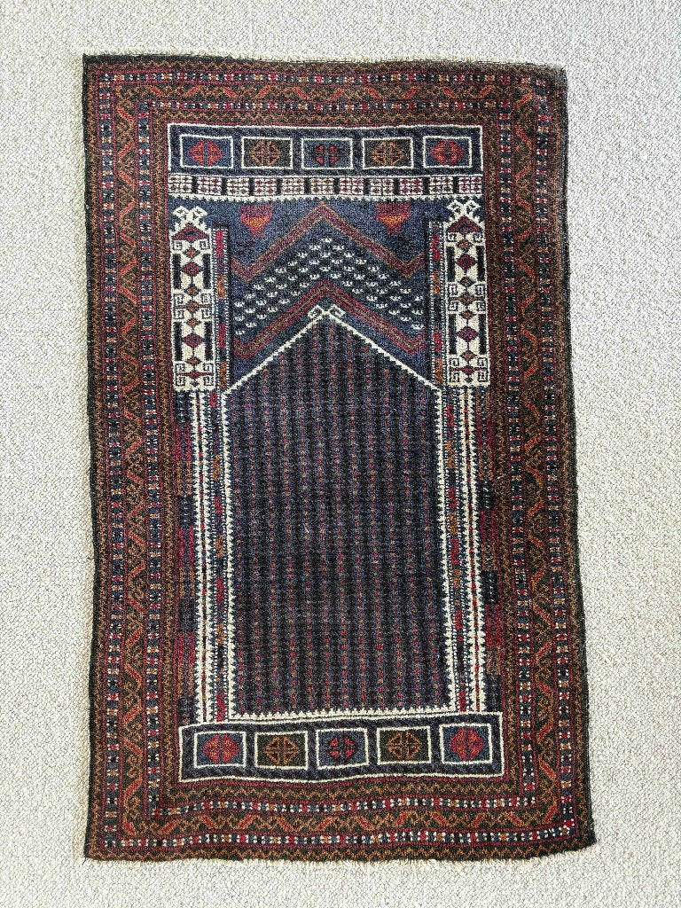 Perzisch tapijt - Beluch - Nieuw, Ophalen, 100 tot 150 cm, Bruin, Perzisch