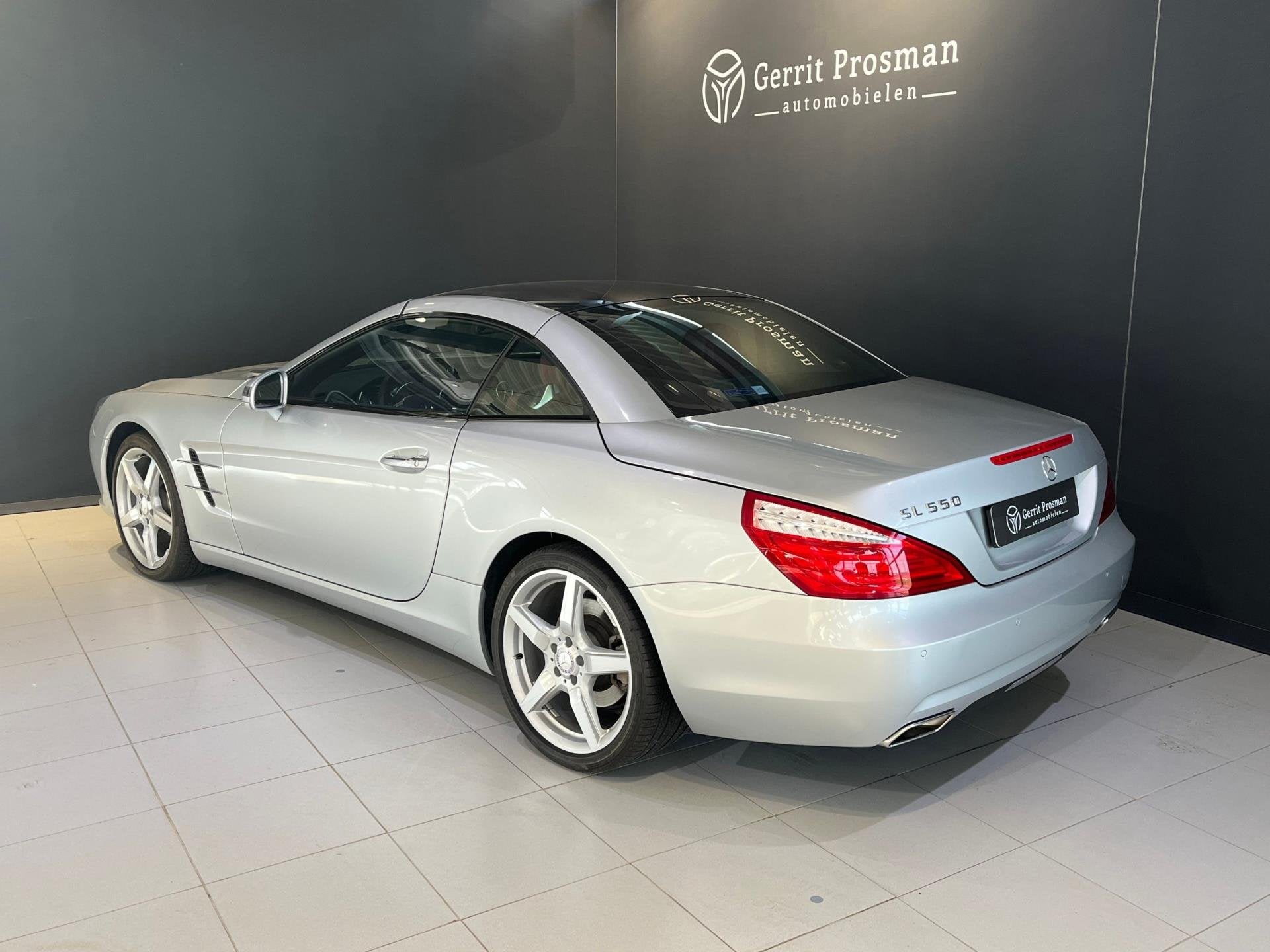 Mercedes-Benz SL-klasse 500 V8 | 14.191 km | Rood Leder | AB, Auto's, Gebruikt, 8 cilinders, Cabriolet, Automatische klimaatregeling