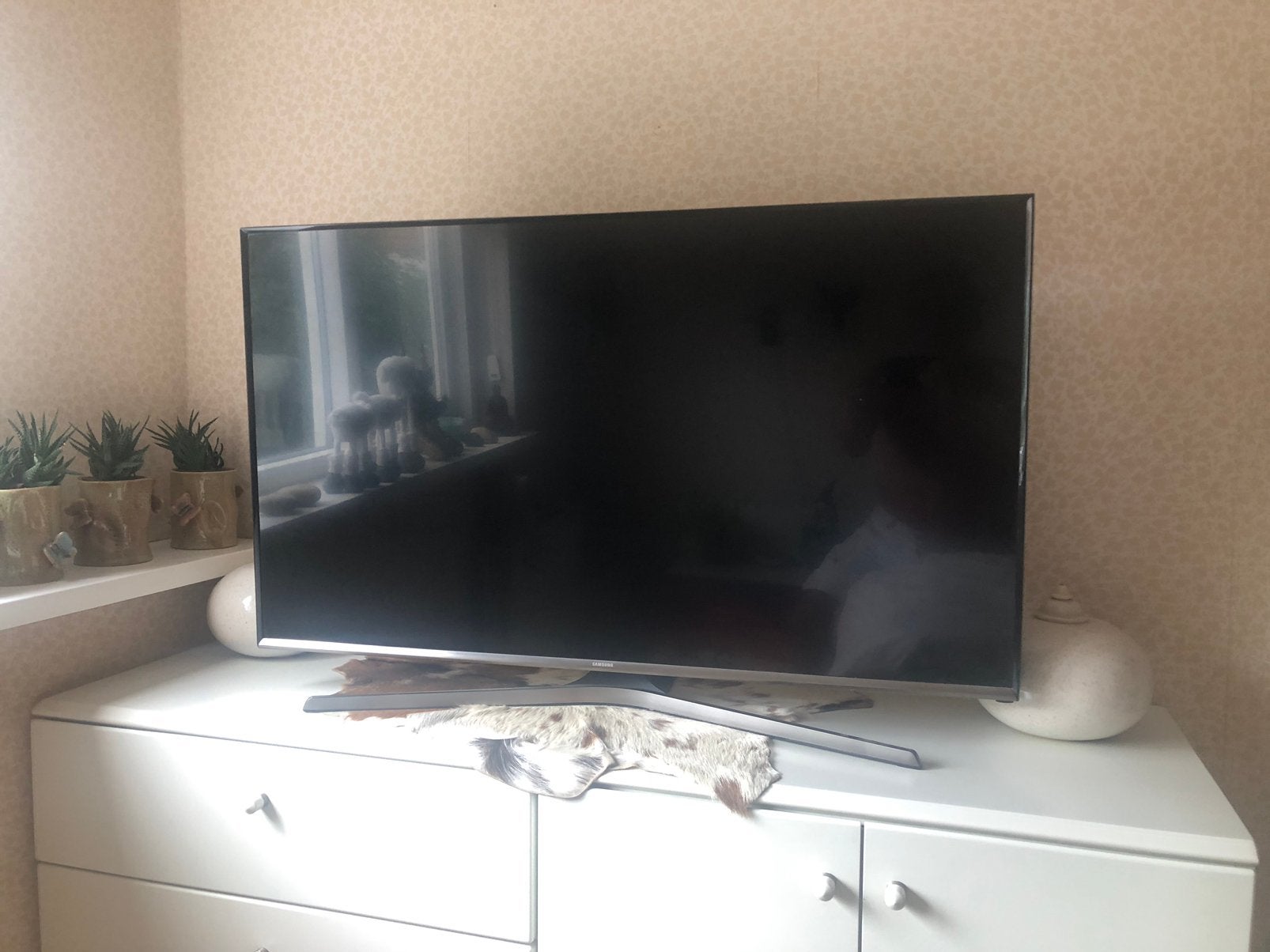 Samsung 43 inch tv - voor de hoogste bieder!, Ophalen, 50 Hz, Zo goed als nieuw, Samsung