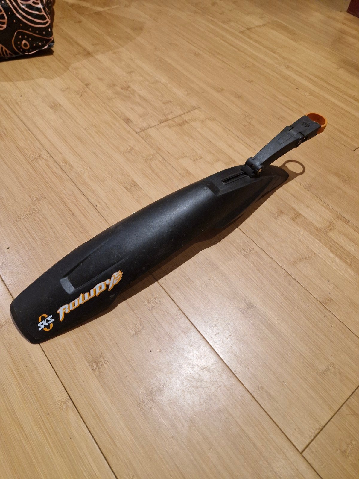 Zwart Fietsspatbord - Achterwiel, Fietsen en Brommers, Ophalen of Verzenden, Gebruikt, Onbekend