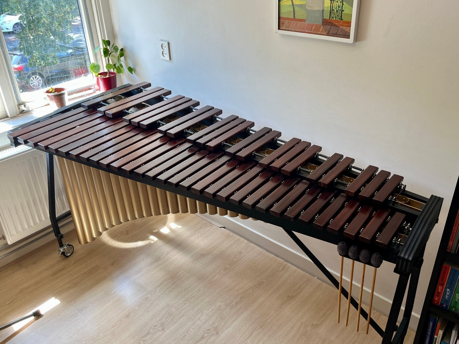 Marimba 4.3 octaaf, Saito MS-55P, Muziek en Instrumenten, Percussie, Ophalen, Gebruikt, Melodische percussie