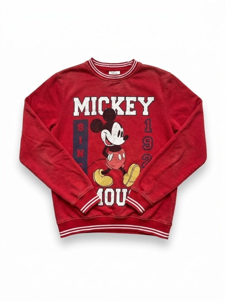 RT-0071 Disney Mickey Mouse sweater rood heren L, Maat 52/54 (L), Ophalen of Verzenden, Gedragen, Rood