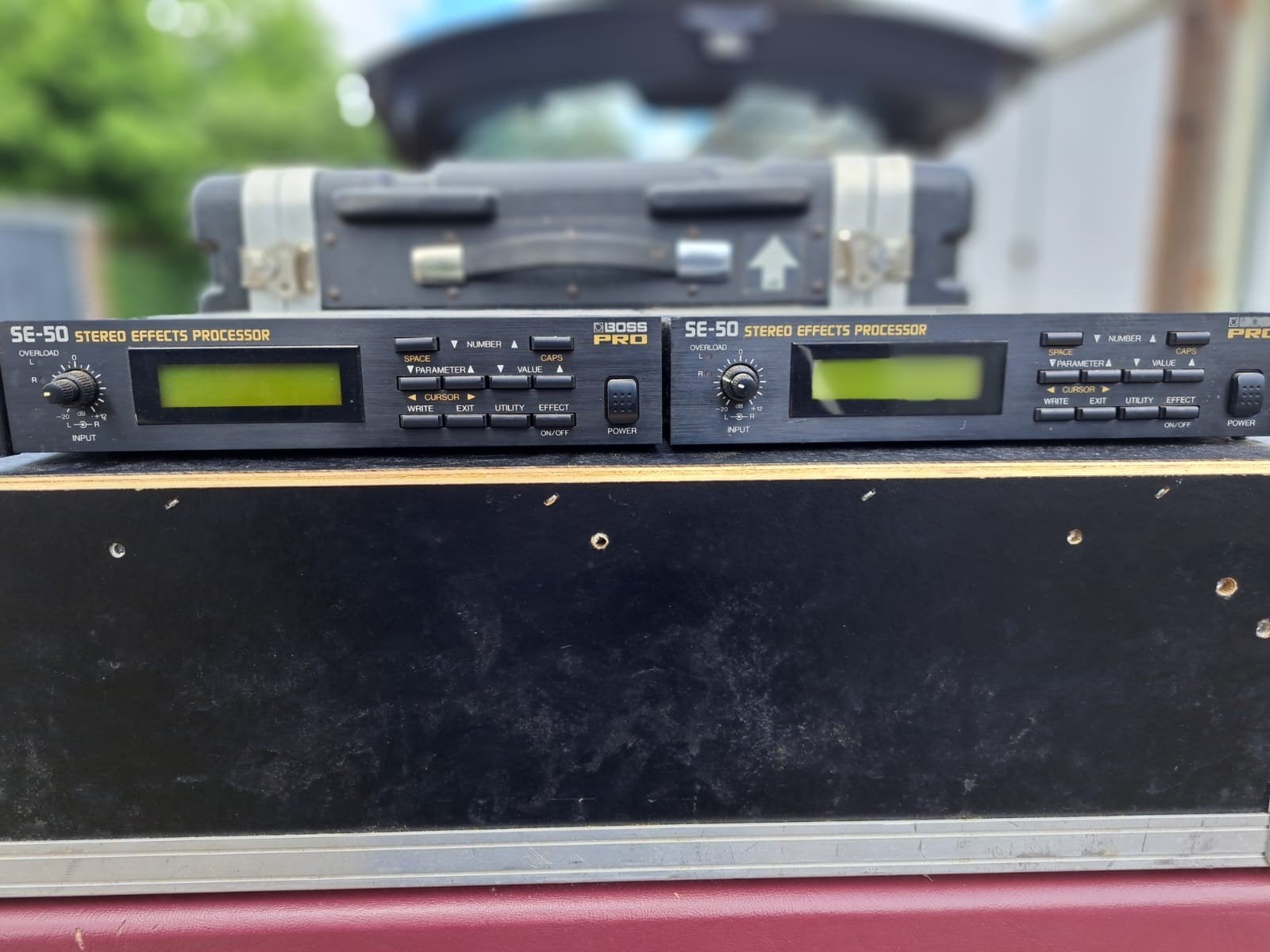 Boss Stereo Effect Processor, Bell, en 4 Electro Voice box, Muziek en Instrumenten, Effecten, Ophalen, Gebruikt, Multi-effect
