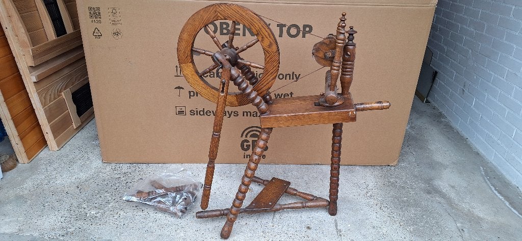 spinnewiel, Hobby en Vrije tijd, Ophalen, Gebruikt, Spinnewiel