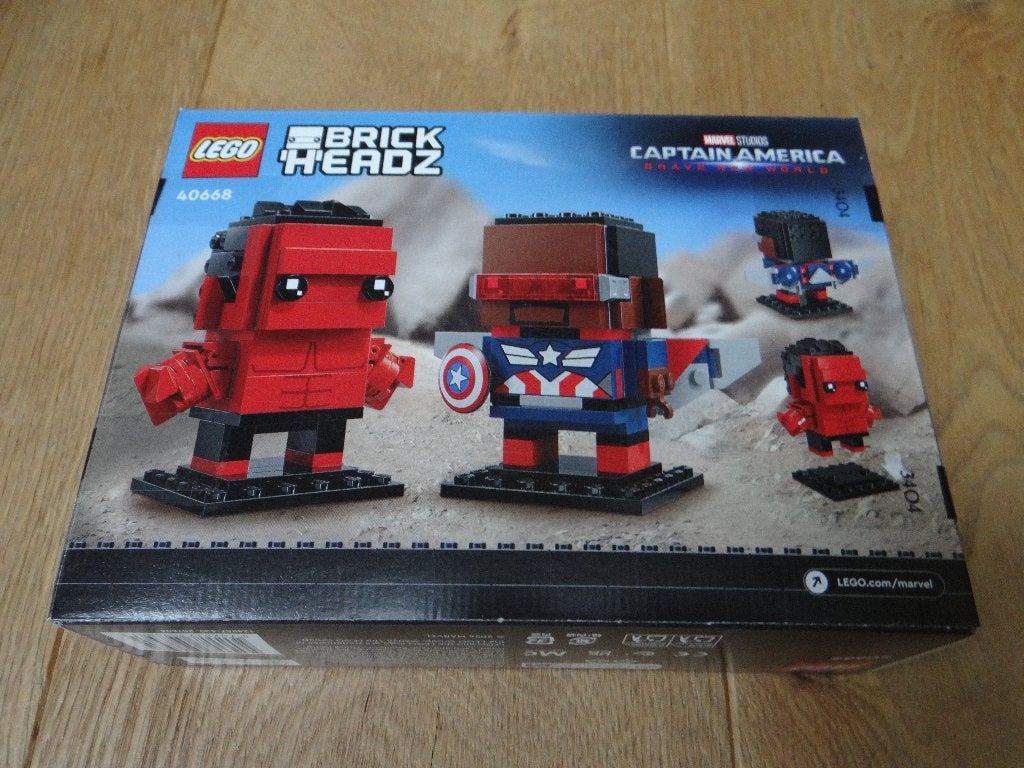 Lego 40668 Brickheadz Captain America & Red Hulk nieuw, BrickHeadz, Lego, Nieuw, Ophalen of Verzenden