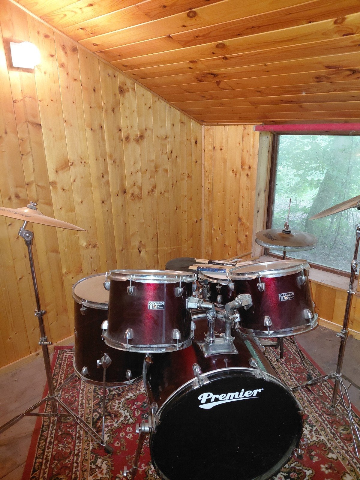 Leuk drumstel te koop!, Muziek en Instrumenten, Ophalen, Gebruikt, Overige merken