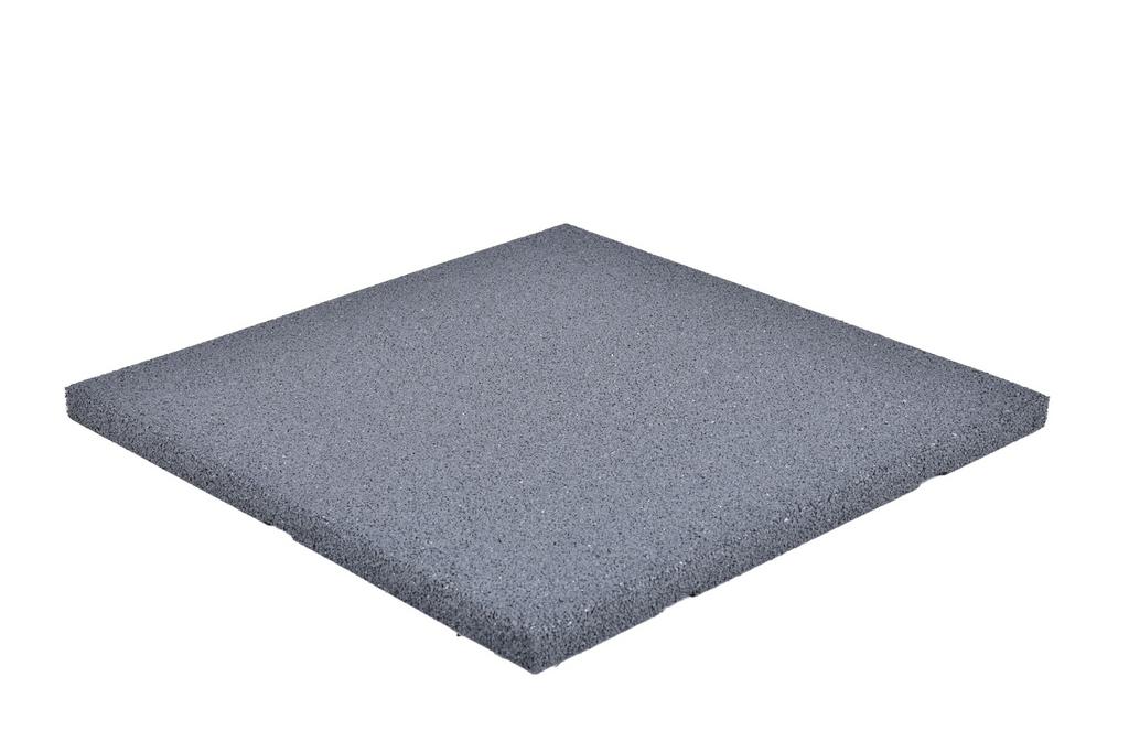 Grijze Rubber Tuin / Terras / Balkon Tegels 50 x 50 x 2.5cm, Stuntgras, Rubber, Nieuw, Ophalen of Verzenden