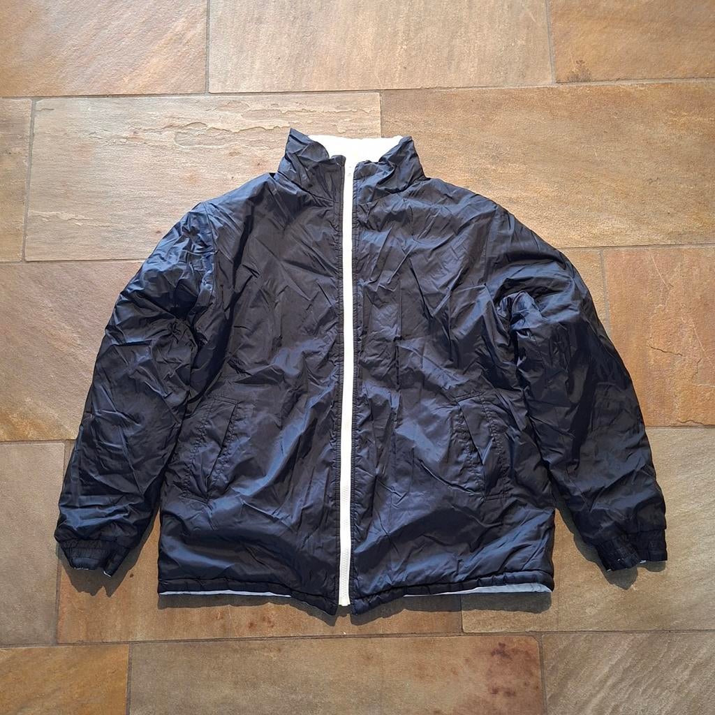 Reversable jacket - Oversized M - Vintage Retro, Kleding | Heren, Jassen | Winter, Zo goed als nieuw, Maat 48/50 (M), Zwart, Ophalen of Verzenden