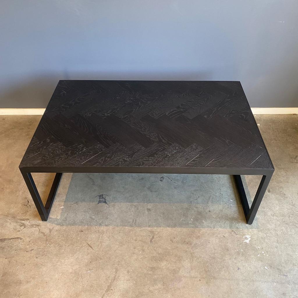 Visgraat Salontafels - vanaf 80 tot 140 cm € 300,00, 50 tot 100 cm, Eikenhout, Zo goed als nieuw, Rechthoekig