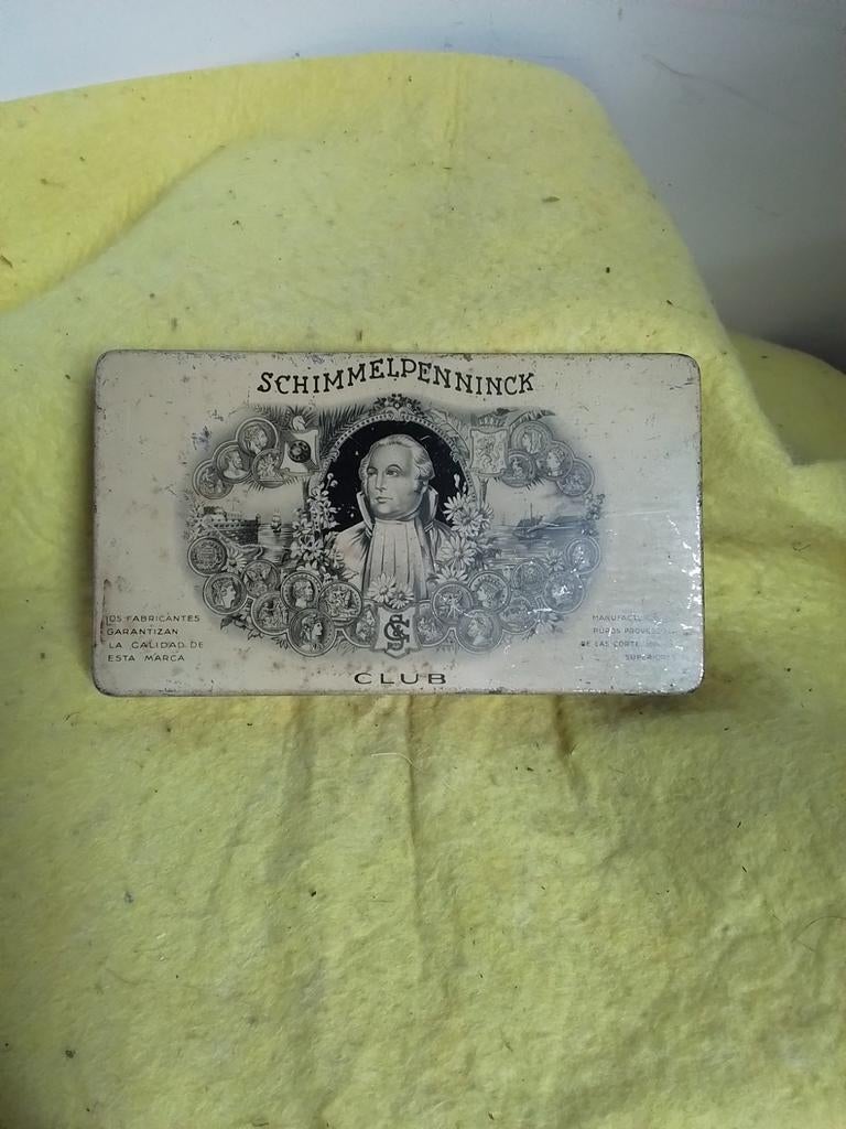 2055) oude sigaren doos  Schimmelpenninck, Ophalen of Verzenden, Tabaksdoos of Verpakking