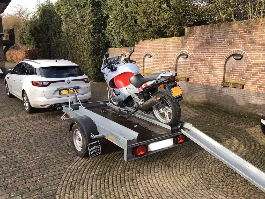 Motortrailer / Motoraanhanger te huur | 2 Motoren!, Diensten en Vakmensen, Verhuur | Auto en Motor, Aanhangwagen
