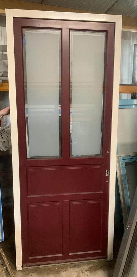 (7) Nieuwe aluminium voordeur incl kozijn en glas, Doe-het-zelf en Verbouw, Kozijnen en Schuifpuien, Deurkozijn, Inclusief glas