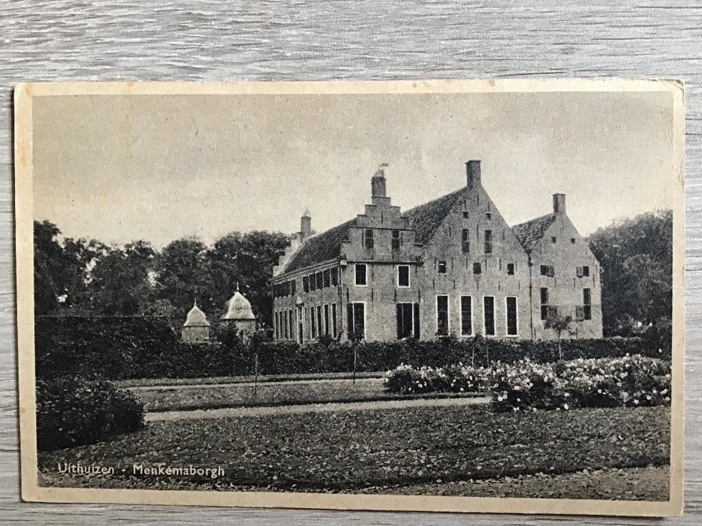 Uithuizen Menkemaborgh ca 1925-30, Ophalen of Verzenden, 1920 tot 1940, Ongelopen, Groningen