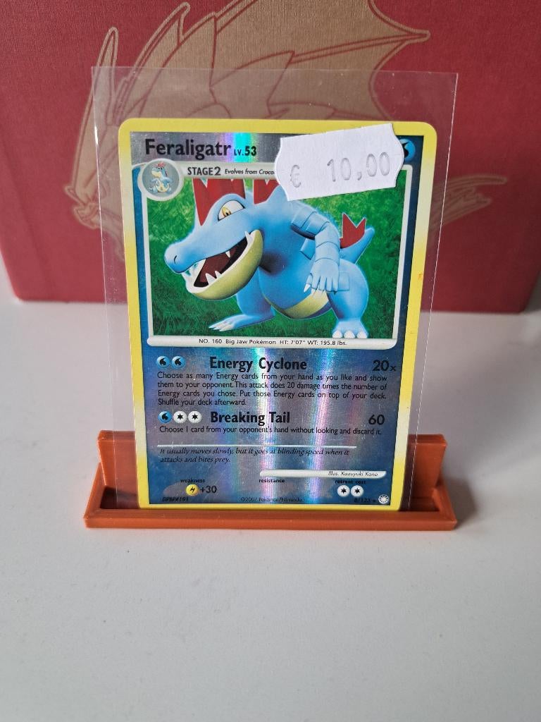 Feraligatr 8/123 reverse	 € 10,00, Ophalen of Verzenden, Zo goed als nieuw, Losse kaart
