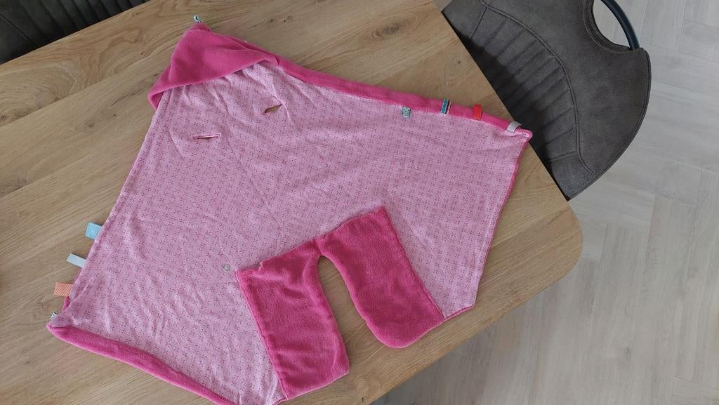 Snoozebaby Wikkeldeken - Blossom Pink, Ophalen of Verzenden, Zo goed als nieuw, Minder dan 70 cm, Deken
